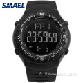 SMAEL Montres de sport pour hommes Compte à rebours Double Time